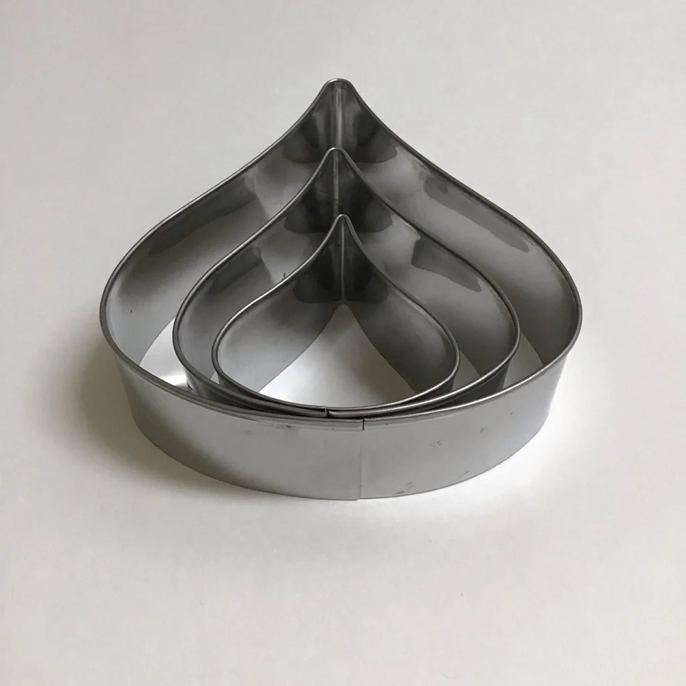 Hershey’s Kisses Cookie Cutter 3-PC NESTING SET Hershey's Brand Teardrop Crafts
